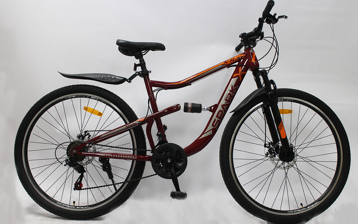 Фотографія Велосипед SPARK X-RAY 29" розмір L 2021 Оранжево-червоний